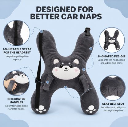 Kids Car Sleep Pillow with Head Support