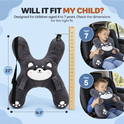 Kids Car Sleep Pillow with Head Support